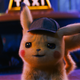 Close-up shot of Pikachu from the 2019 film Detective Pikachu.